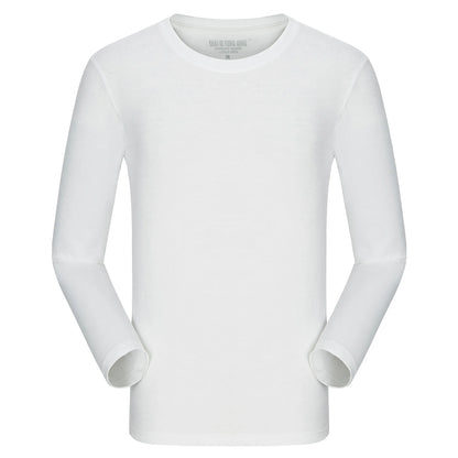 MRMT Brand New Men's T-Shirt 100% Cotton Tshirts Crew Neck Long Sleeve Men T Shirt Tops Tees for Male Pure Cotton Man Clothing