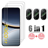 Full Glue Glass For Poco F7 Tempered Glass Poco F7 Screen Protector HD Protective Phone Camera Lens Film Poco F7