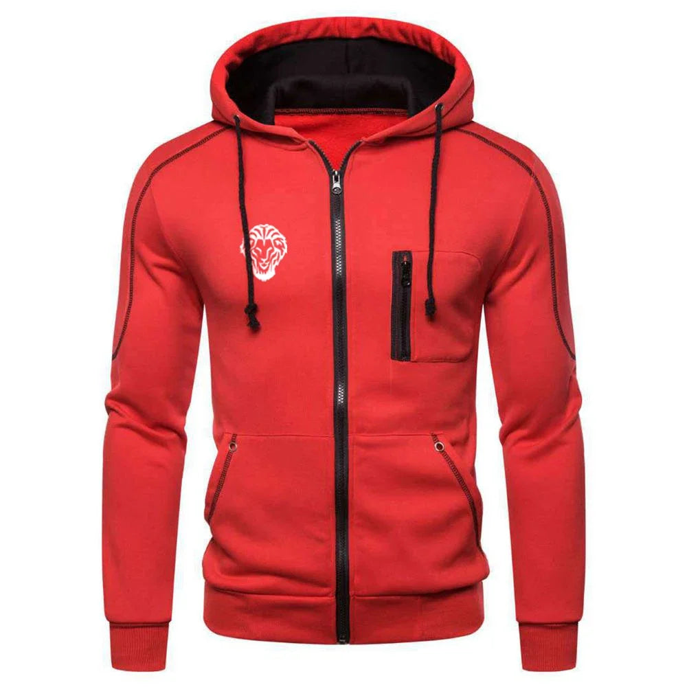 Leon Athletic Club de Bilbao Men's New Spring Autumn Clothing Fashion Zipper Casual Slim  Sweatshirt Cardigan Top Clothing