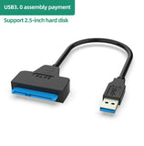 2.5 Inch Hard Disk Adapter Cable USB Easy Drive Cable Hard Drive Easy Drive Line SATA 22 Pin String Oral Line