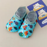 2026 Summer 0-5Y Baby Girls Walkers Shoes Mesh Breathable Anti-Slip Soft Boys Children Shoes Cartoon Print Toddler Indoor Shoes