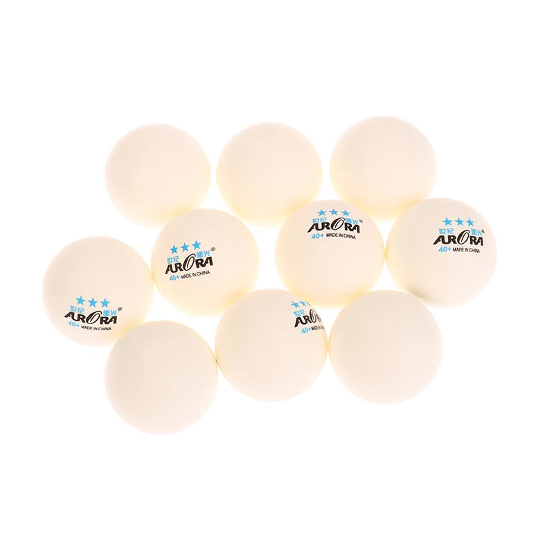 10 pelotas de ping pong de 40 mm, ABS, para entrenamiento de mesa, profesionales, TTF, estándar, para competición.