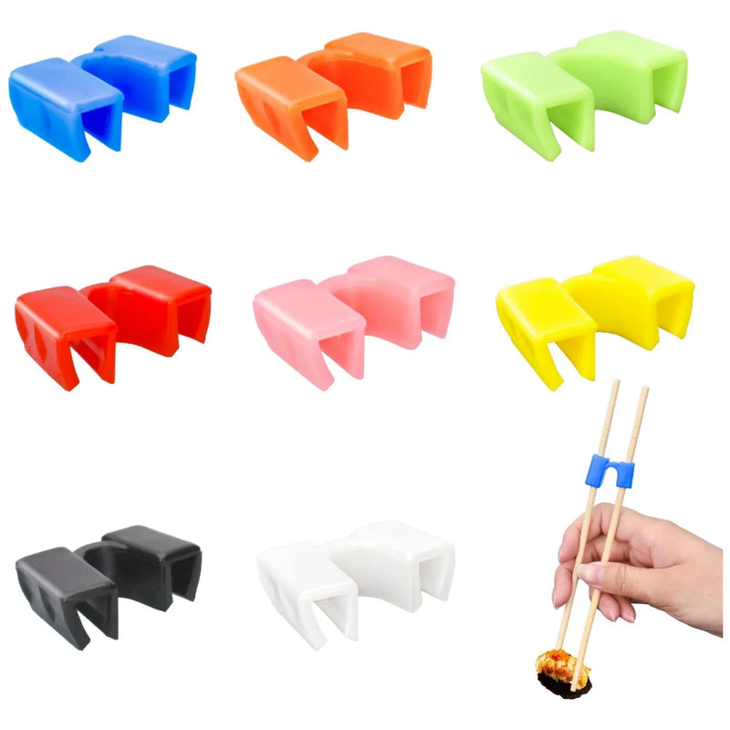 5/6/8PCS Reusable Chopstick Helpers Training Chinese Chopstick Holder For Children Beginner Trainers Learner Kitchen Tableware