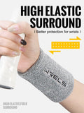 WRELS Wristbands Terry Cloth Moisture Wicking for Sports Tennis Gym Work Out Wristbands Sweatbands Absorbent Wrist Sweat Bands