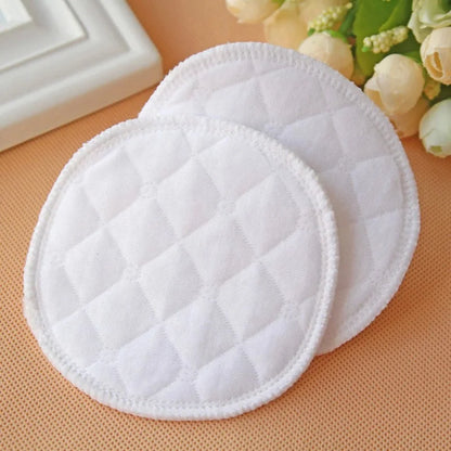 6 almohadillas de lactancia de algodón suave para bebés, lavables, absorbentes, reutilizables, antidesbordamiento, para lactancia posparto, 12 unidades