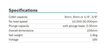 Makita DRT50 Original Cordless Trimmer Rechargeable Trimming Machine Brushless Slotting Tool Milling Woodwork Engraving Machine