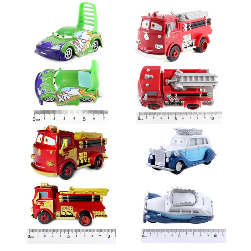 Disney Pixar Cars 2 Cappuccino 51 Cool Sister Cruz Ramirez Mater Jackson Cars 3 1:55 Alloy Metal Model Kids Toys Gifts