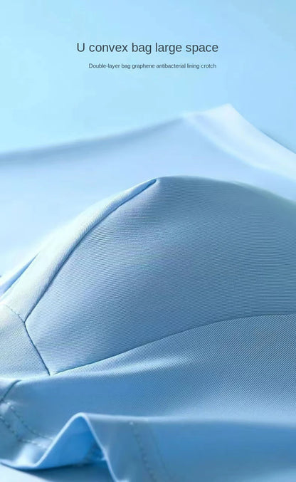 4pcs Boxers Men Underwear Ice Silk Boxer Graphene Man Underpants Breathable Men's Panties Ultrathin Male BoxerShorts Trunk