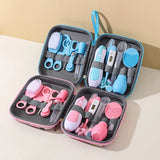 8pcs/Set Nail Clippers Baby Care Soft Comb Brush Care Combination Hair Comb Grooming Brush Set Nail Trimmer Tool Kit Healthcare