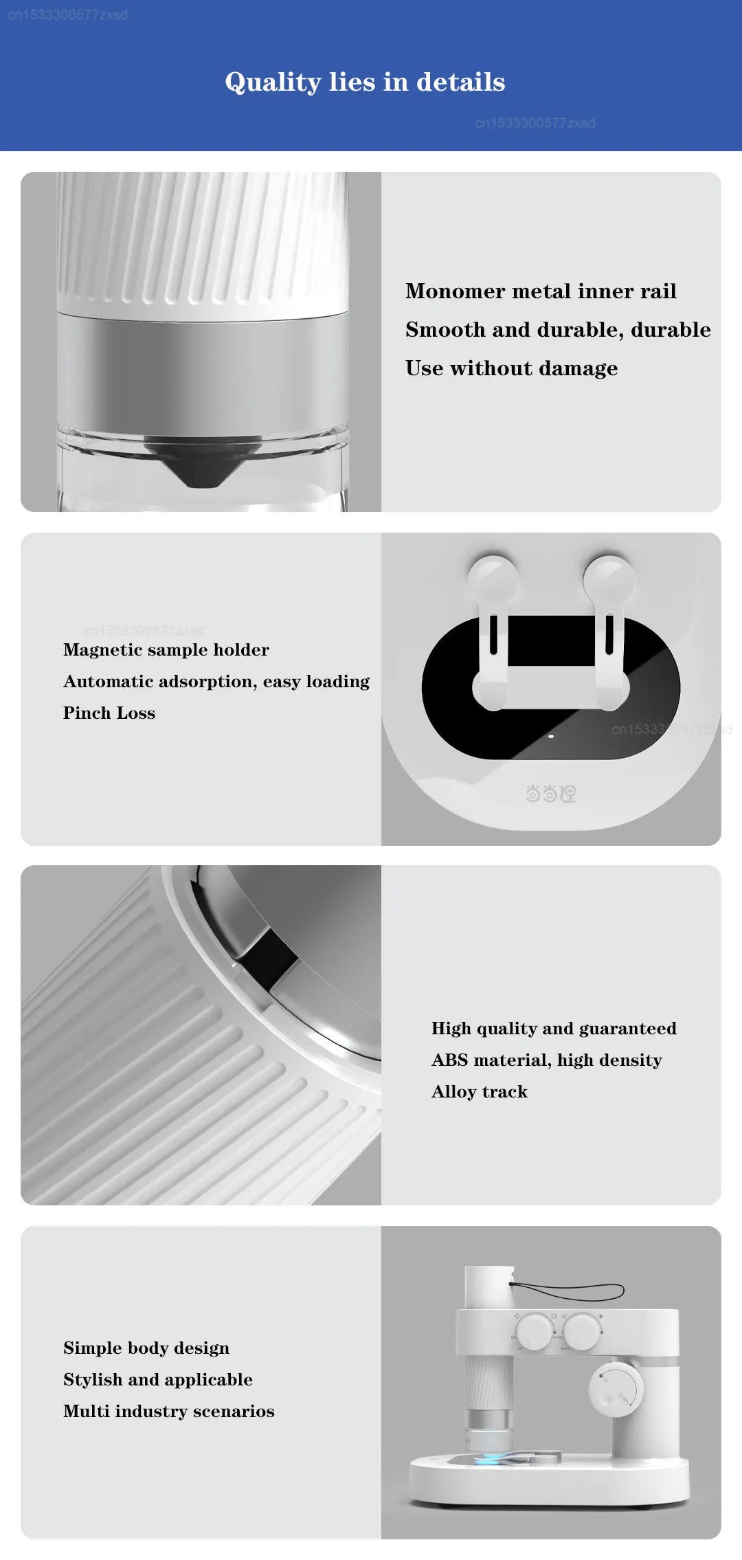 Xiaomi Intelligent Electronic Microscope Professional Observation Supplies Smart APP Magnifier Portable Household Long Endurance