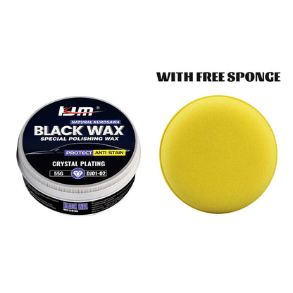Premium black automotive wax for shine and protection - Fit, polish and maintain waxes for enhanced shine and durability