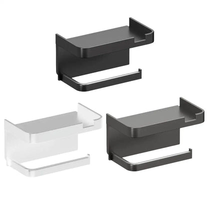 Portarrollos de papel higiénico de pared, de plástico grueso y resistente al óxido, para baño y cocina.