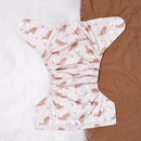 Pañales de tela para bebé, impermeables, reutilizables, ajustables, ecológicos, 100 % poliéster.