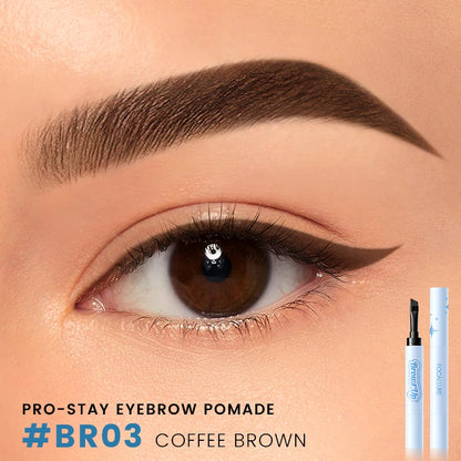 FOCALLURE 3D Eyebrow Gel Cream 2 In 1 Eyeliner Pencil 3 Colors Waterproof Long-lasting Eyebrow Pomade Enhancers Makeup Cosmetics