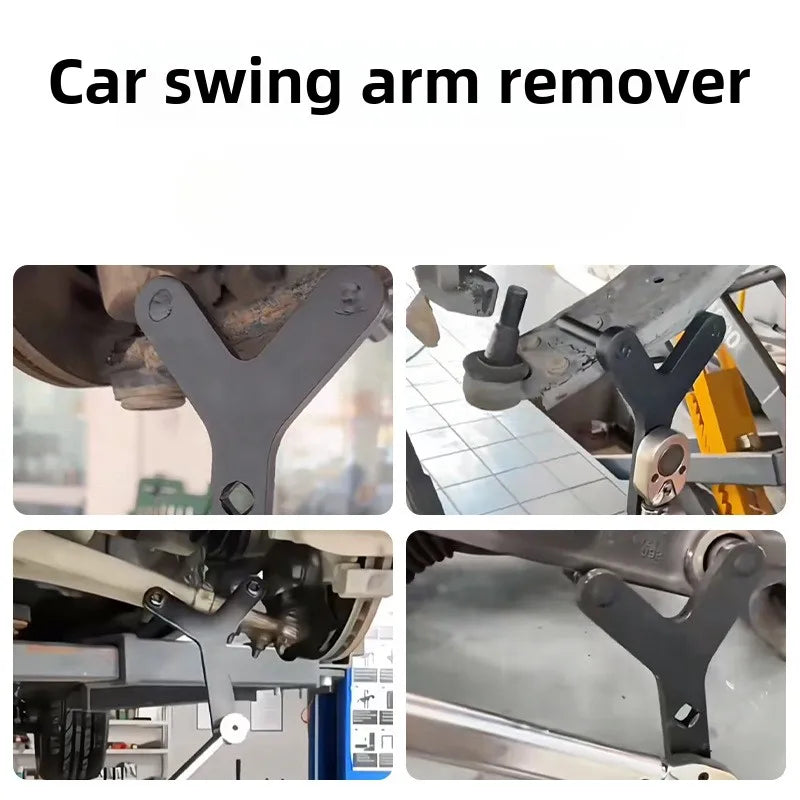 Herramienta de extracción de brazo de control inferior y rótula de automóvil Herramienta de desmontaje de brazo inferior de automóvil que ahorra mano de obra Separación de cabeza esférica de brazo oscilante