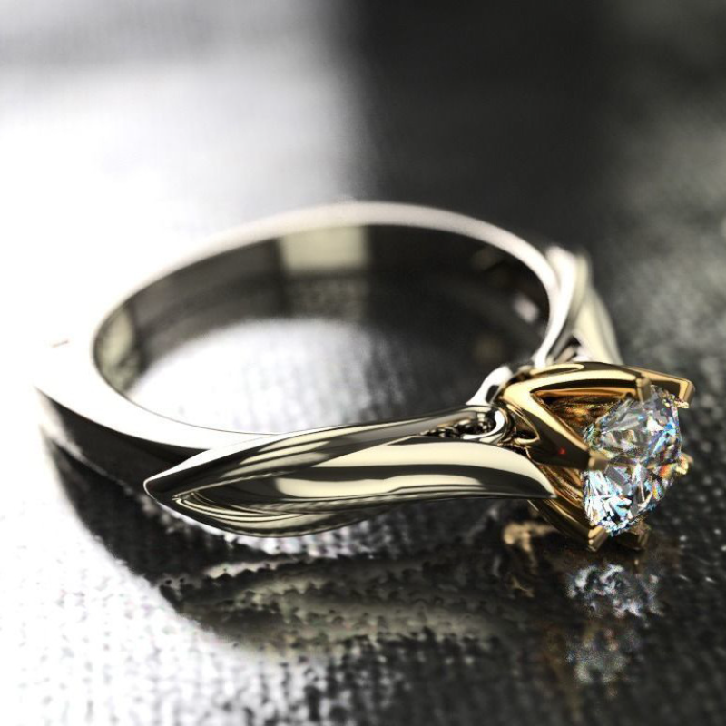 Anillo de oro puro de 18 quilates para mujer, anillos de moissanita natural con piedras preciosas, hermosa joyería para parejas, accesorios de boda, nueva tendencia 2023