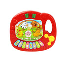 Baby Musical Toy with Animal Sound, Kids Piano Keyboard, Electric Flashing Music Instrument, Early Educational Toys for Children 