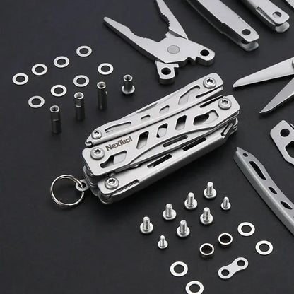 NexTool Mini Flagship 10 IN 1 Multi Functional Folding EDC Hand Tools Pockets Pliers Screwdriver Bottle Opener Outdoor Multitool