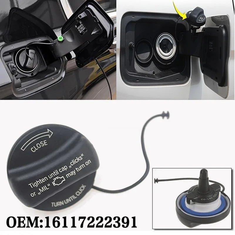 Suitable for BMW E Series F Series E39 E46 E60 E63 E65 E66 E70 E71 E90 F01 F02 F07 Fuel Tank Air Cap Assembly 16117222391