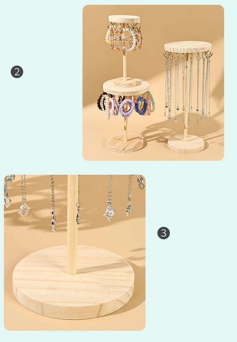 Jewelry Organizer Display Necklace Holder Necklace Hanger Jewelry Display Stand Necklaces Earrings Pendant Bracelets for