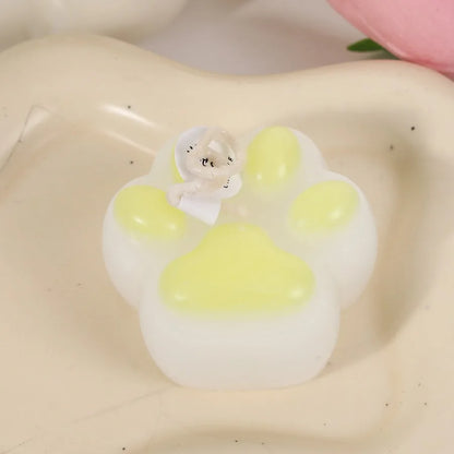 1pc/4pc Cat Paw Design Scented Candle ,For Birthday, Valentine's Day, Diy Home Decoration, party decoration, wedding souvenirs