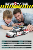 Mini Ghost Racing Car Building Blocks 562PCS MOC Model Car Bricks DIY Assembly Toy Kids Adults Halloween Christmas Birthday Gift