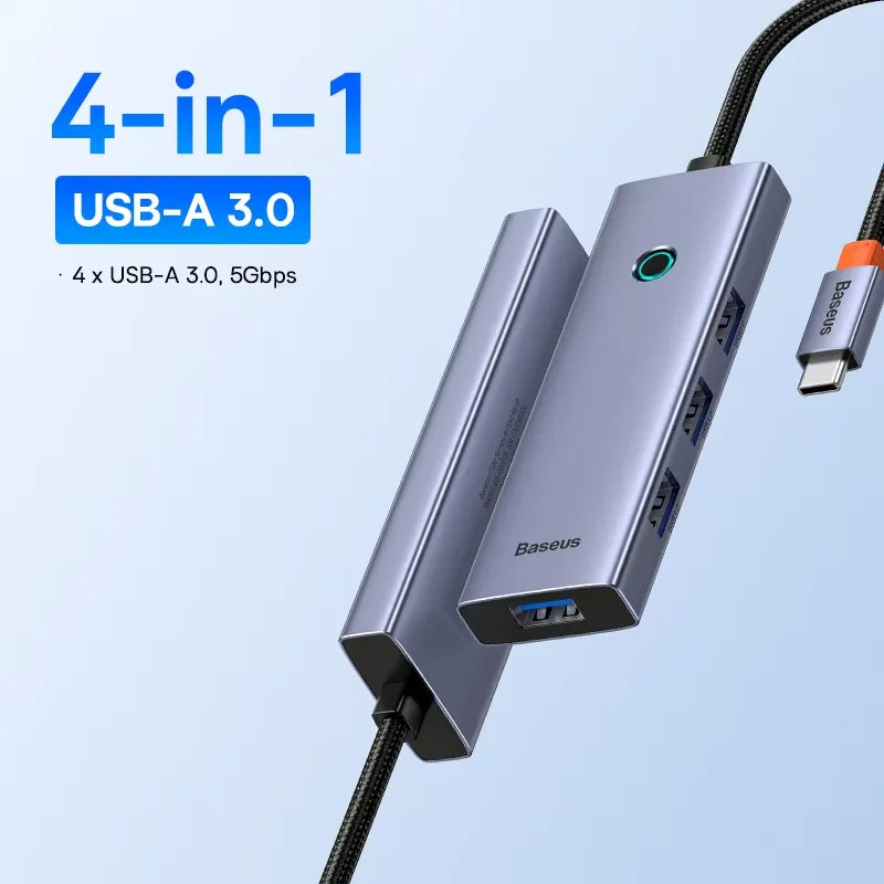 Baseus USB Hub DP 4K Dual HDMI Adapter 11 in 1 Splitter RJ45 USB 3.0 PD 100W Docking Station for MacBook Pro Air M2 M1 USB C HUB