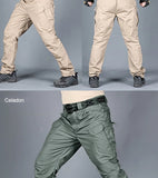 Tactical Cargo Pants Men Combat Outdoor Hiking Work Joggers Lightweight Trousers Male Elasticity Multiple Pockets Resistant Pant