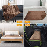 Winter Warm Thickened King Size Blanket 100% Waterproof and Stain Resistant - Cozy Shaggy Blanket for Couples, Romantic Blanket