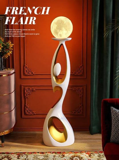 Creative Home Decor Abstract Dancing Figures Light Luxury Living Room Porch Decoration Sculpture Modern Nordic Indoor Ornaments
