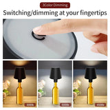 Table Lamp LED Touch Sensor Desktop Night Light Rechargeable Wireless Reading Lamp For Hotel Bar Restaurant Bedroom Decor Light