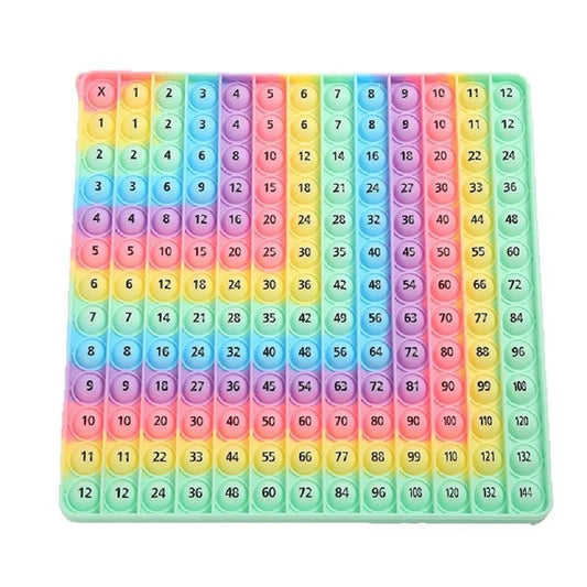 Jogos de Matemática para Prática de Multiplicação, Jogos de Tabuleiro Educativos (Tabuada até 12x12), Brinquedos de Ensino de Matemática e Presentes de Papelaria