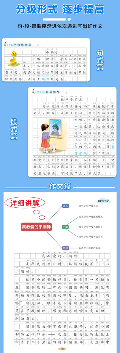 Primary School Students' Writing Training, Comprehensive Chinese Language Exercises