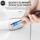 Descargador electrostático portátil con llavero antiestático, ideal para climas secos e invernales. Suministros antiestáticos para el coche.