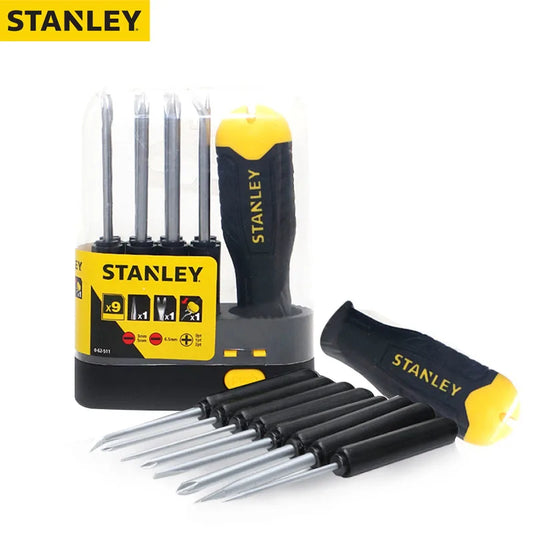 STANLEY Household Flat Head Screwdriver Set, multi-functional combination, electrician, STHT62511-8-23, 9 pcs