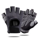 Professional Gym Fitness Gloves Power Weight Lifting Women Crossfit Workout Bodybuilding Half Finger Hand Protector 