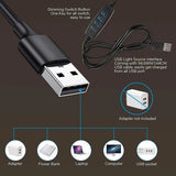 48 LEDs Clip on Desk Lamp 360°Flexible Gooseneck Reading Table Light Eye-Caring USB Clamp Books Night Light Study Read Light