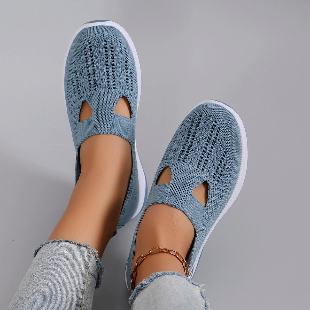 Zapatillas deportivas de primavera para mujer, modernas, transpirables, ligeras, antideslizantes, resistentes al desgaste, informales, planas.