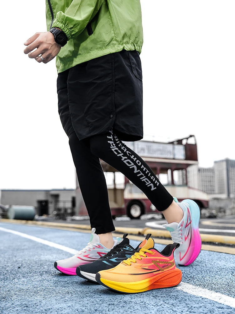 2025 new men's and women's running shoes breathable casual sports shoes non-slip cushioning comfortable tennis shoes men 36-45