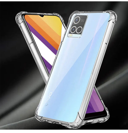 For VIVO Y33s Case 2021 Silicone Soft Shockproof Transparent Cover For Vivo Y33S Clear Phone Cases For vivo Y33s Fundas Coque