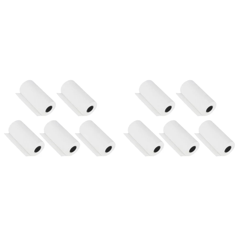 5/10 rollos de papel térmico para cámara, impresión blanca para niños, pulpa de madera, impresión instantánea, papel de liar para niños, accesorio para miniimpresora
