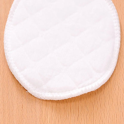 6 almohadillas de lactancia de algodón suave para bebés, lavables, absorbentes, reutilizables, antidesbordamiento, para lactancia posparto, 12 unidades