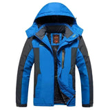 Winter Jacket Men Thick Fleece Waterproof Outwear Coats Men's Windbreaker Army Green Parka Raincoat Plus Size 9XL
