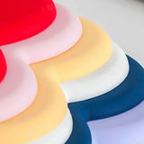 Heat Resistant Silicone Mat Thicker Drink Cup Non-slip Pot Coasters Heart-shaped Placemat Kitchen Accessories Holder Table