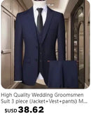 Traje de novio para boda 2025, corte entallado, 2 piezas (chaqueta y pantalón), transpirable (corbata incluida), ideal para padrinos de boda, fiestas y bailes de graduación.