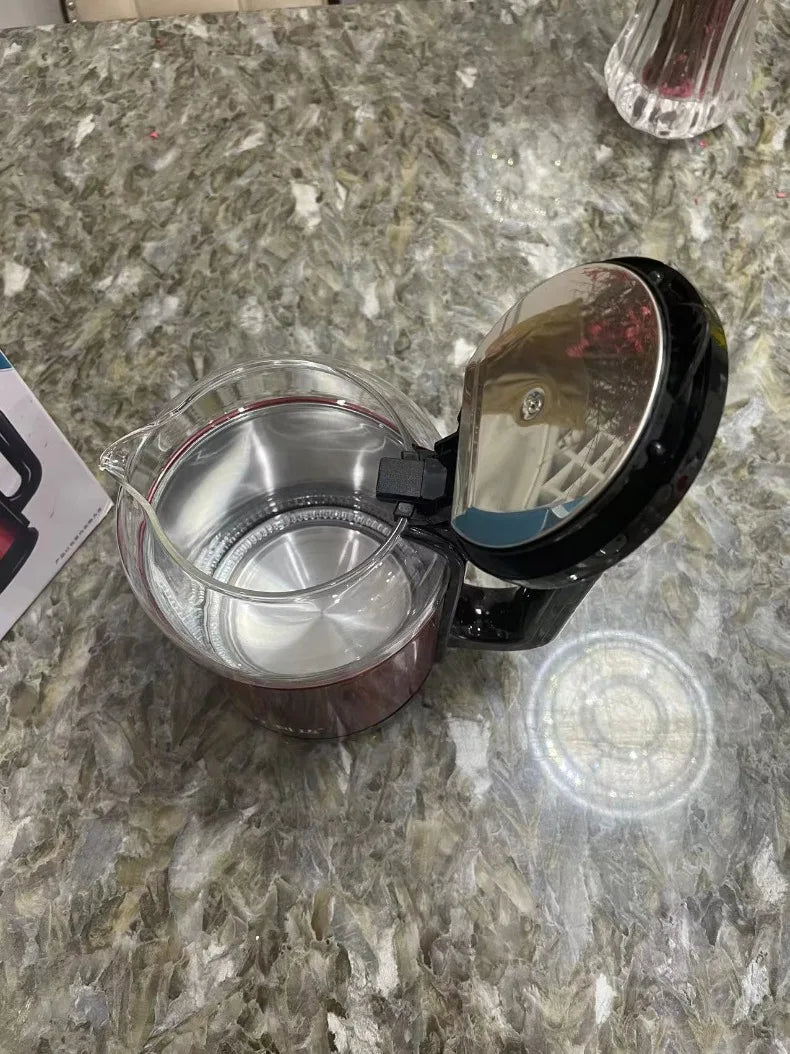 220V 2000ML Glass Electric Kettle Water Fast Boiling Pot Multi Cooker Household Heating Kettle Pot