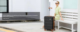 imiomo Travel Luggage Sets 5-Piece, Lightweight Durable Suitcase with Duffel Bag and Toiletry Bag, TSA Lock, Spinner Wheels