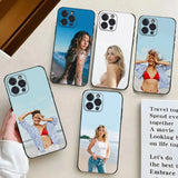 Madelyn C-Cline Phone Case For iPhone 16,15,14,13,12,11,Pro,X,XS,Max,XR,Plus,Mini Black Silicone Soft case