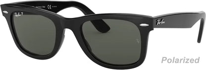 RayBan original Classic RB2140 2140F WAYFARER Square sunglasses Glass lenses, glossy frame, UV Protection Premium Eyewear in box