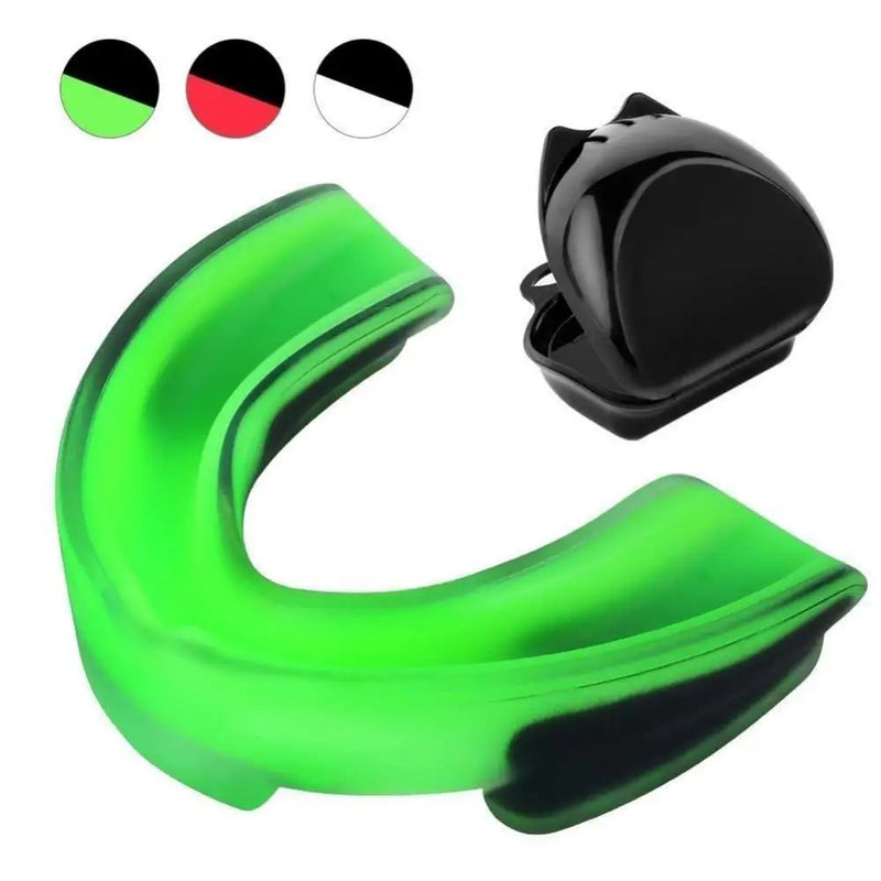 1 Pc Mouth Guard With Box Teeth Protector Wrestling Fighting Training For Boxing Karate Taekwondo Ball Rugby Sports Accessories